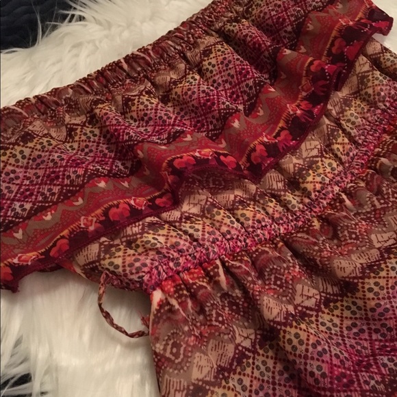 Strapless Flirty Bohemian Mini Dress - Picture 5 of 5